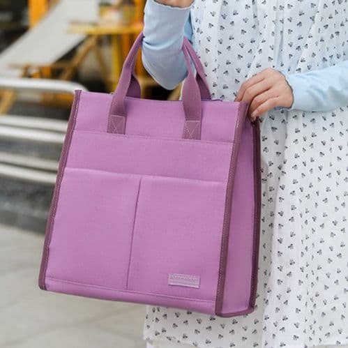 A4トートバッグ シンプル収納 多機能キャンバストート
