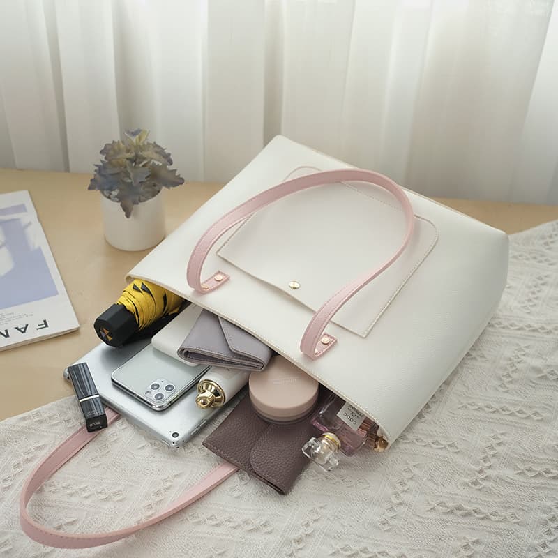 A4トートバック シンプル上品レディーストートバッグ
