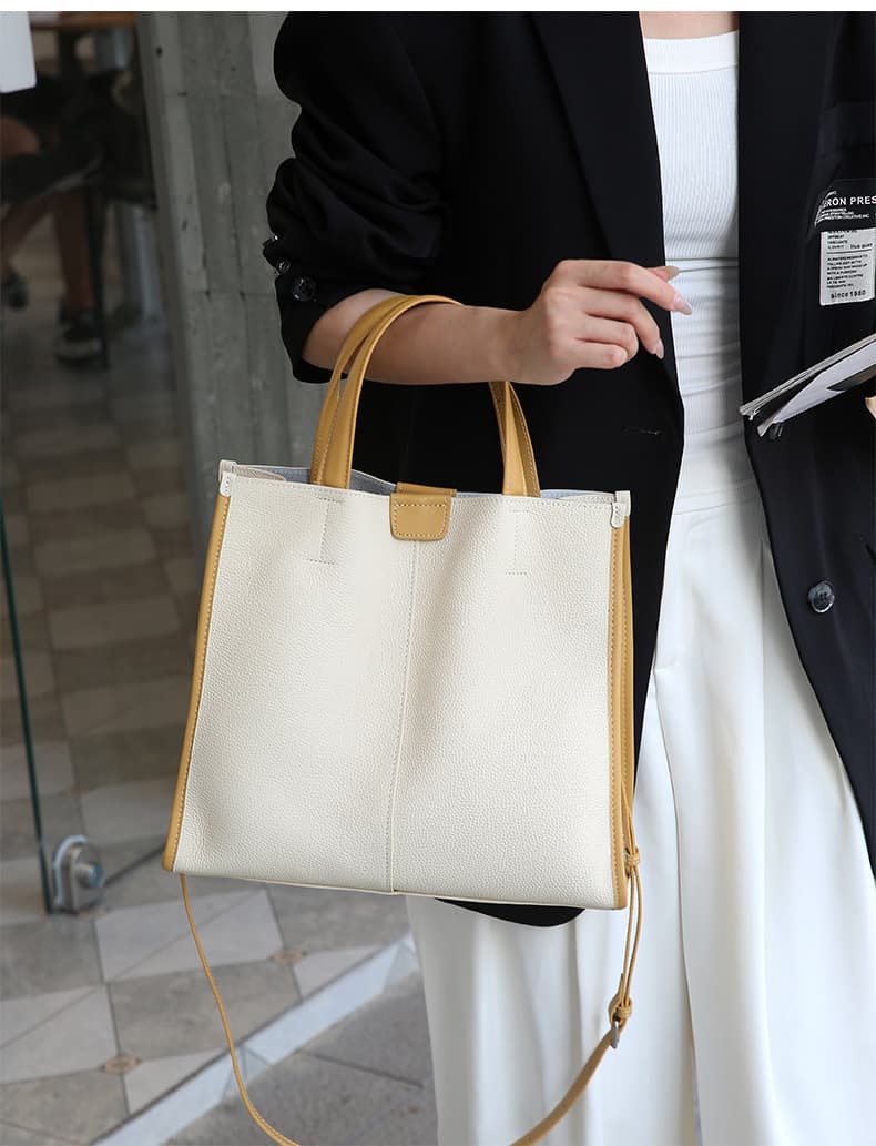 A4トートバック シンプル大容量トートバッグ