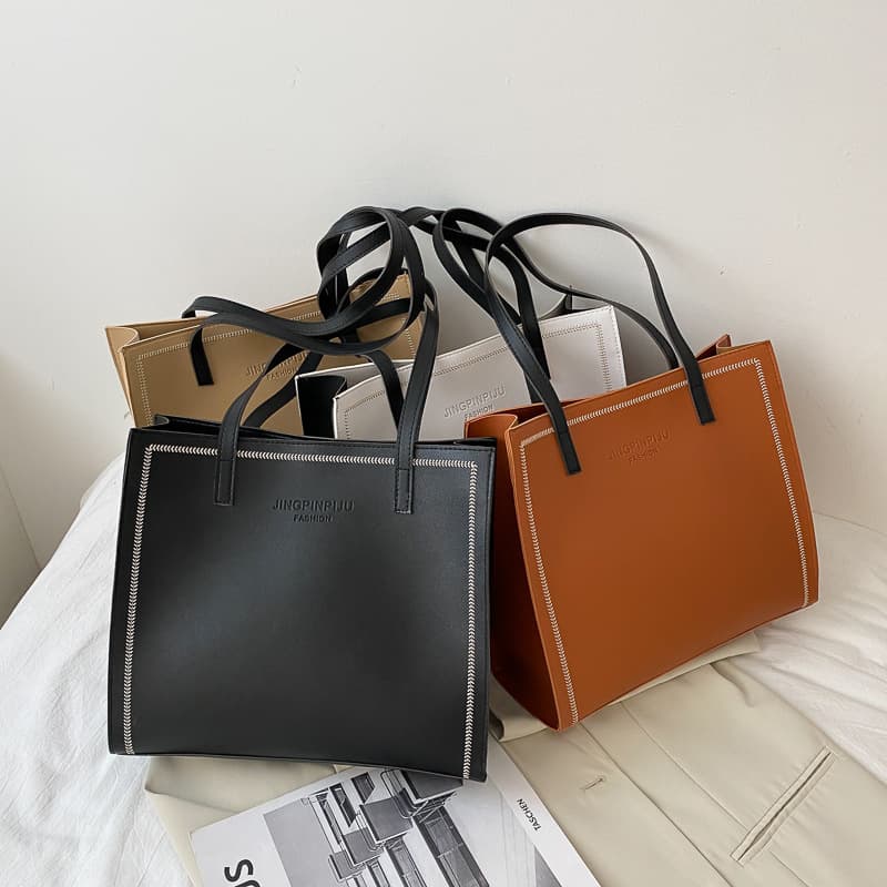 A4トートバック シンプル スタイリッシュ トートバッグ