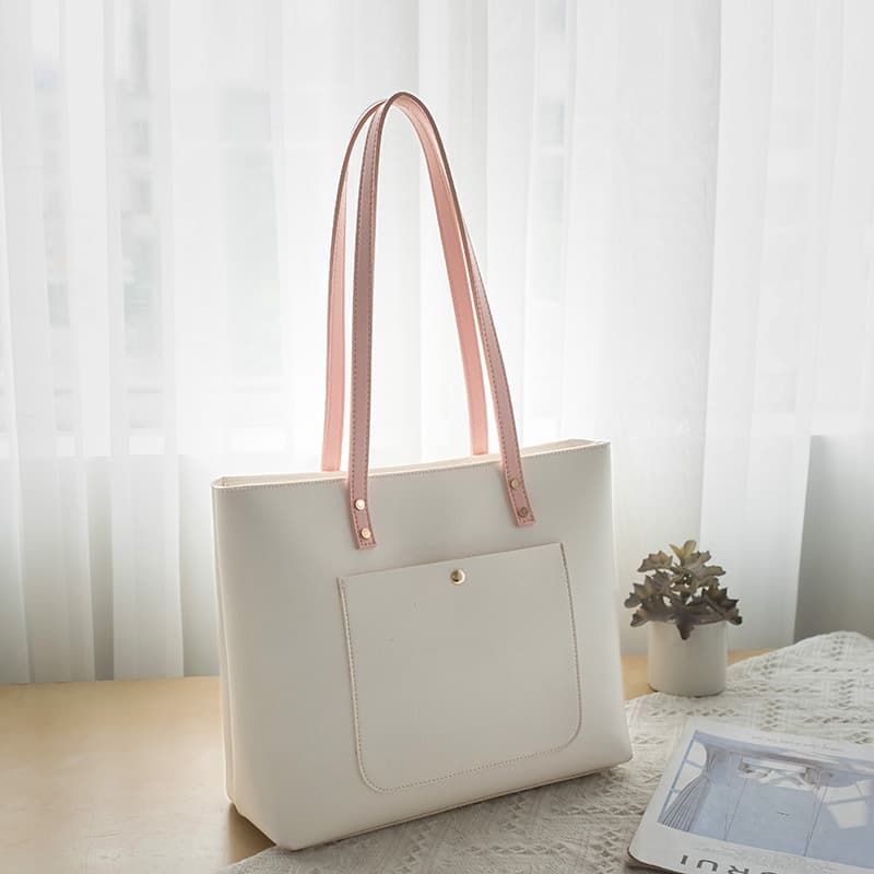 A4トートバック シンプル上品レディーストートバッグ