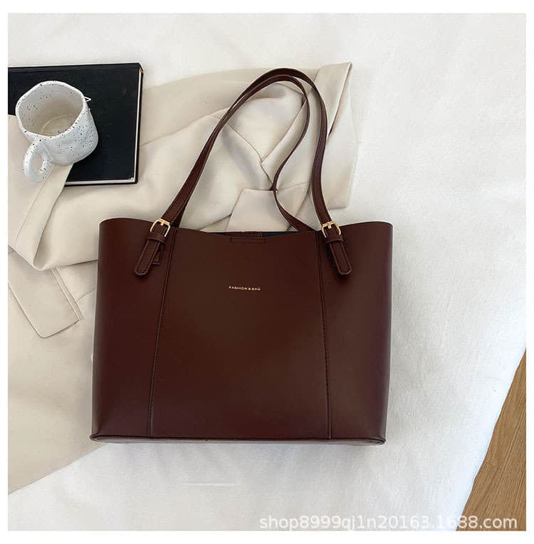 A4トートバック シンプル 上品レザー 大容量 トートバッグ