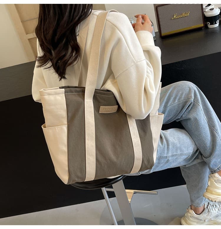 A4トートバック シンプルデイリートートバッグ