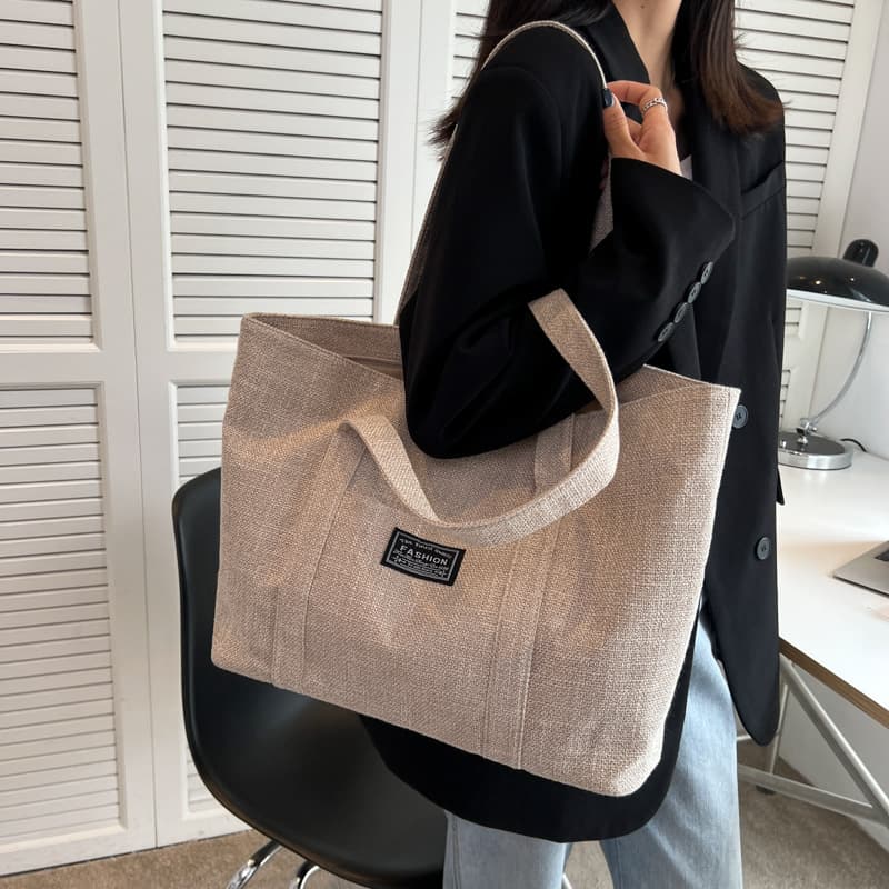 A4トートバック シンプル大容量トートバッグ