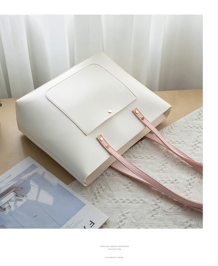 A4トートバック シンプル上品レディーストートバッグ