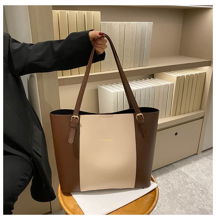 A4トートバック シンプル 上品レザー 大容量 トートバッグ