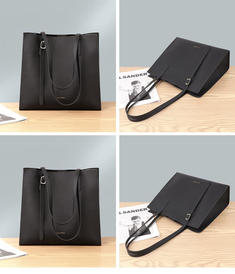 A4トートバック 上品シンプル大容量トートバッグ