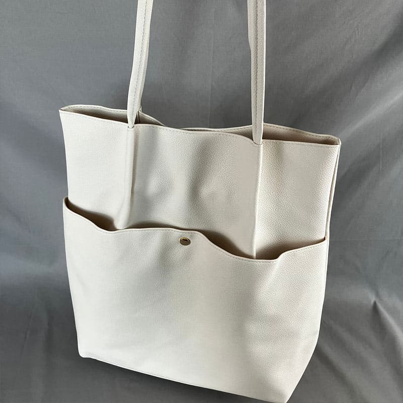 A4トートバック シンプル仕切り付きトート