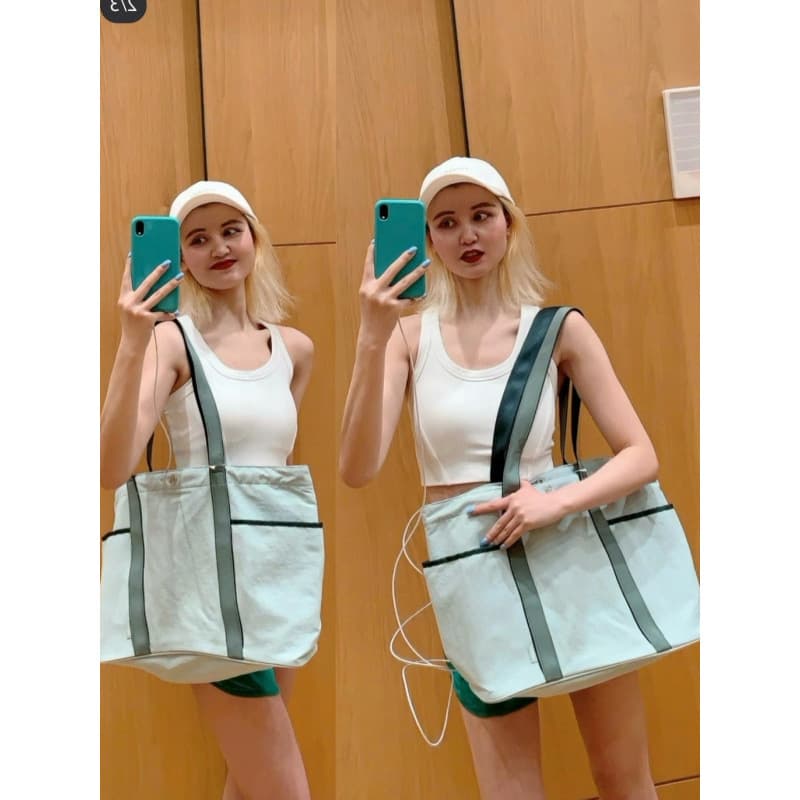 A4トートバック シンプルデイリートートバッグ