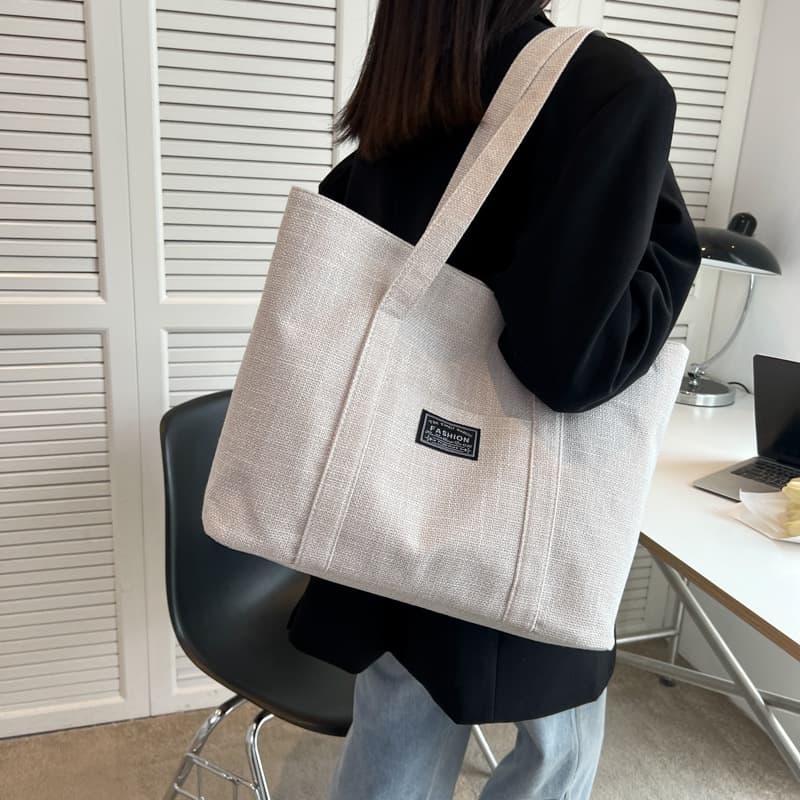 A4トートバック シンプル大容量トートバッグ