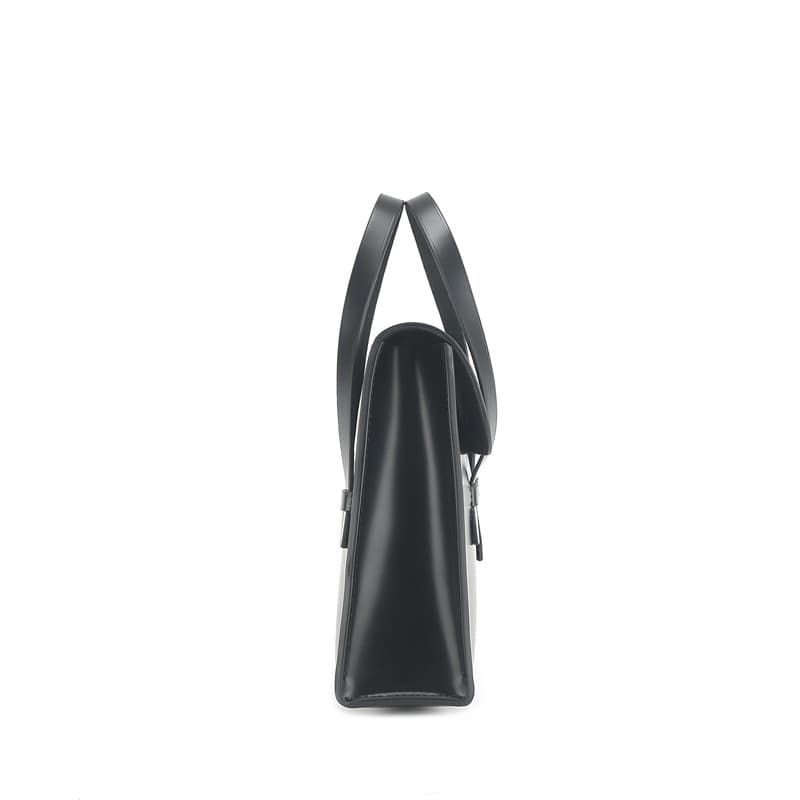 A4トートバッグ 上質革使用 フラップデザイン ハンドバッグ