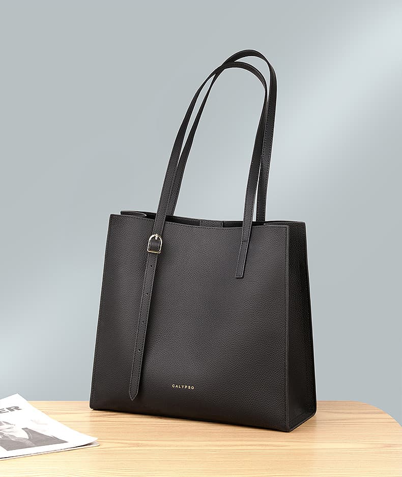 A4トートバック 上品シンプル大容量トートバッグ