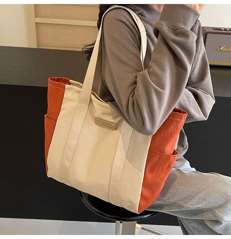 A4トートバック シンプルデイリートートバッグ