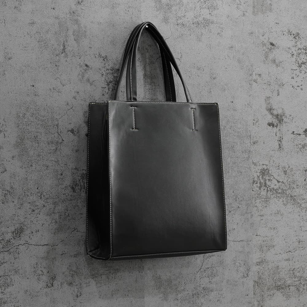 A4トートバック シンプル長方形トートバッグ