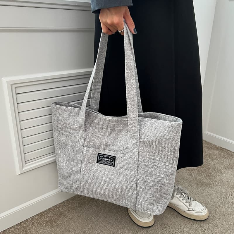 A4トートバック シンプル大容量トートバッグ