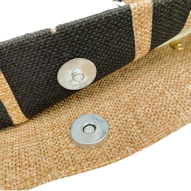A4トートバック シンプル デイリー 麻キャンバス トート