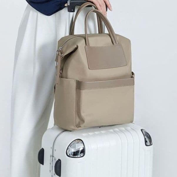 A4トートバッグ 上品な配色 縦長実用トートバッグ