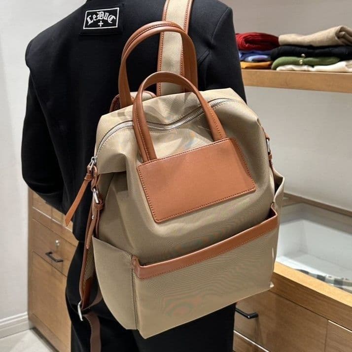 A4トートバッグ 上品な配色 縦長実用トートバッグ