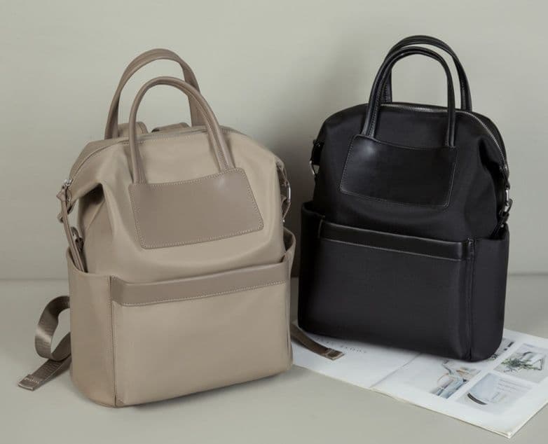 A4トートバッグ 上品な配色 縦長実用トートバッグ